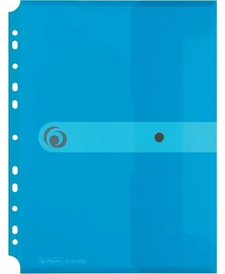 Immagine prodotto di Herlitz 11292943 Herlitz Dokutasche A4 PP blau transp. z.Abheften 1er