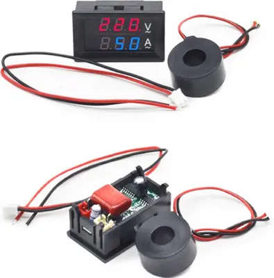 Obrázok produktu pre Ampérmeter 10 A, voltmeter 500 V striedavý prúd