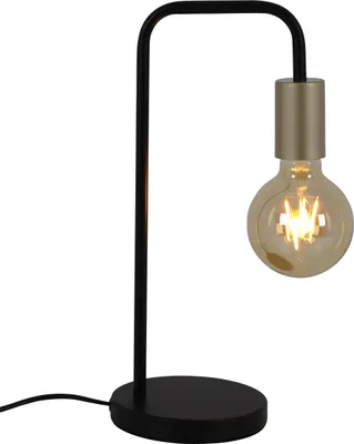 Produktbild von Näve Leuchten Tischleuchte "MODO" H: 38 cm Tischleuchte "MODO" H: 38 cm Tischleuchten - Tischleuchte "MODO" H: 38 cm, Tischlampe im Industrial Style, ausMetall in schwarz, 38 cm hoch, Maße 18 x 14,5 cm, E27-Fassung – Schnurschalter
