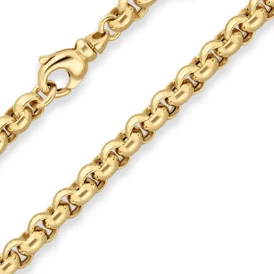 Produktbild von 6mm Armband Erbskette Goldarmband Armschmuck aus 585 Gold Gelbgold 21cm