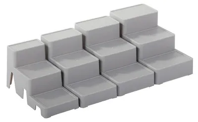 Obrázok produktu pre Verk 27026 Multifunkčný kozmetický organizér 4 ks, sivý
