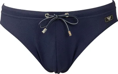 Immagine prodotto di Slip mare EMPORIO ARMANI costume piscina elastico in vita con coulisse esterna beachwear articolo 211730 4R407, EUR 54 / CN 185/98A, Poliammide 94%,Spandex 6%