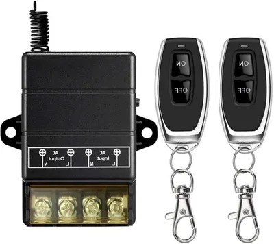 Productafbeelding van Draadloze Afstandsbediening - Schakelaar Relais - Apparaten Bediening - Hoge Power Belasting - 30A 220V - Wit