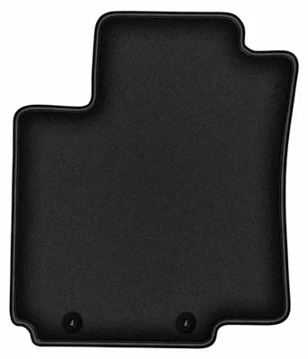Productafbeelding van Velours bestuurdersmat voor Hyundai i20 II vanaf 2014 (coupé/hatchback) – zwart, op maat – Wielganizator DURBAN