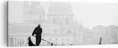 Produktbild von Bild auf Leinwand - Leinwandbild - Venedig Basilika - 140x50cm - Wand Bild - Wanddeko - Wandbilder - Leinwanddruck - Bilder - Kunstdruck - Wanddekoration - Leinwand bilder - Wandkunst - AB140x50-3563