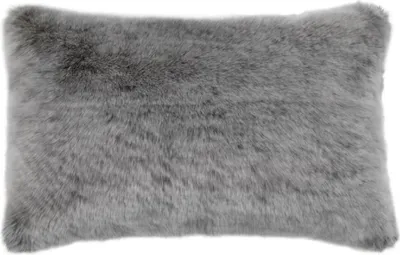 Produktbild von Casa Padrino Luxus Kunstfell Kissen Dunkelgrau 60 x 40 cm - Wohnzimmer Deko Accessoires