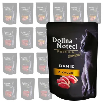 Produktbild von Dolina Noteci Sterilised Enten- und Rindfleisch-Mix 20x85g Nassfutter für sterilisierten Katzen