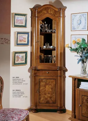 Image de Salon Meubles Armoire en verre Vitrine en bois Vitrines en verre Armoires Étagères
