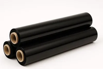 Zdjęcie produktu dla Folia Stretch czarna 50cm / 23u / 1.5kg