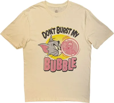 Immagine prodotto di Tom & Jerry - Maglietta "Don't Brust My Bubble" per uomo/donna Unisex RO15422 (M) (Naturale)