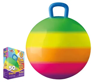 Produktbild von Planet Happy Gebro Harlekijn Hüpfball Regenbogen 50 cm 6+
