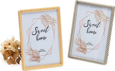 Obrázek produktu pro Zlatý fotorámeček LACE 10x15