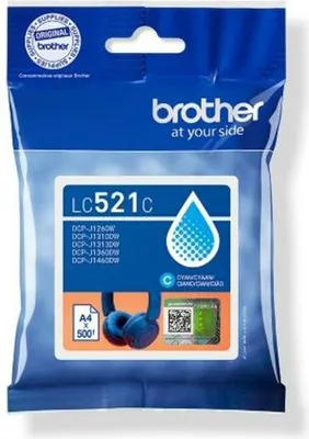 Immagine prodotto di Brother LC521C Cartuccia d'inchiostro originale - Ciano