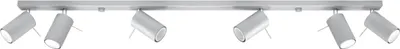 Produktbild von Deckenleuchte RING 6L grau 6xGU10 10W Stahl 16x6x118cm Sollux Lighting