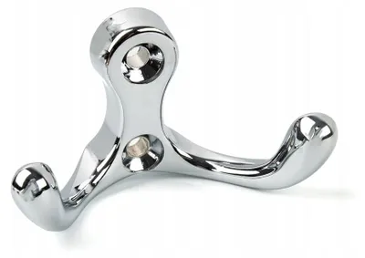 Produktbild von Nomet Z-391 Metall Wandhaken Chrom mit 2 Haken