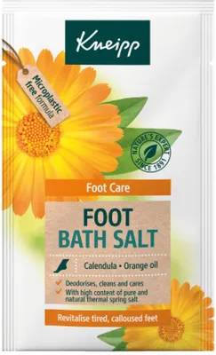 Obrázek produktu pro Foot Care koupelová sůl Foot Bath Salt Calendula & Orange Oil 40 - Kneipp