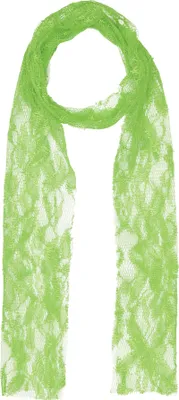 Immagine prodotto di Sciarpa in pizzo Bristol Novelty unisex stile anni '80 BN125 (taglia unica) (verde)