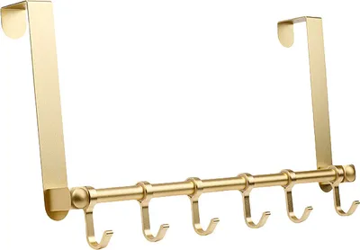 Produktbild von INF Kleiderhaken aus Aluminium, über der Tür Gold