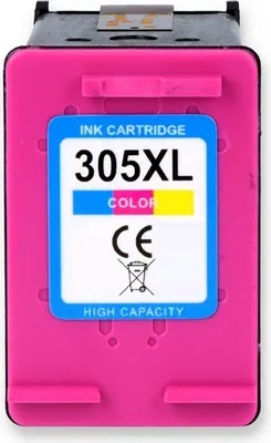 Image de Cartouche d'encre compatible avec HP 305 XL couleur pour Deskjet 2320, 2710, 2720, 2721, 2722, 2723, 2724, 2732, 2752, 2755, Deskjet Plus 4100, 4110..