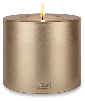 Produktbild von Farluce Trend - Durchm. 8cm, cremegold  Teelichthalter Dauerkerze Kunststoffkerze