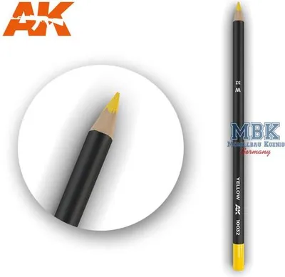 Produktbild von AK Interactive S.L. AK-10032 WEATHERING PENCIL YELLOW