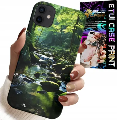 Immagine prodotto di Custodia Per Iphone 12 Mini - Foresta Fiume Ruscello Vista Natura