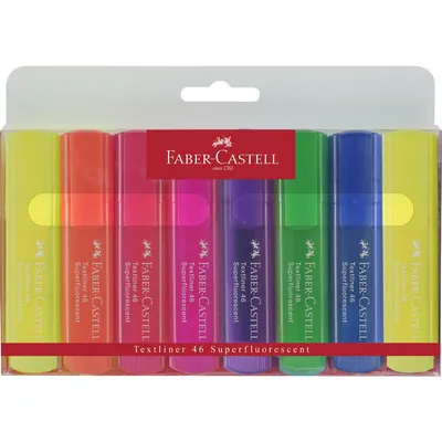 Obrázok produktu pre Zvýrazňovač FABER-CASTELL TEXTLINER 1546, balenie 8 ks
