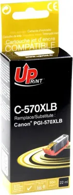 Produktbild von Tintenstrahl UPRINT PGI 570XL CANON, Schwarz