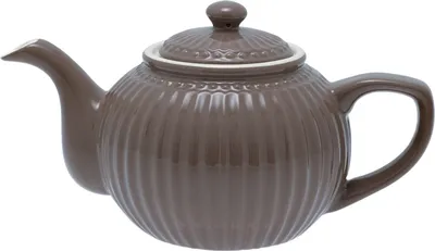 Produktbild von Greengate Alice Teekanne dark chocolate 0,8 l