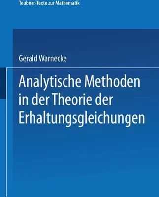 Obrázok produktu pre Analytische Methoden in der Theorie der Erhaltungsgleichungen