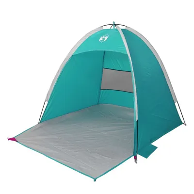 Immagine prodotto di vidaXL Tenda da spiaggia 3 persone verde mare impermeabile
