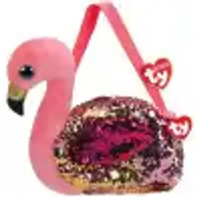Produktbild von TY Gilda, Geldbörsentasche, Mädchen, Einstellbare Gurte, Plüsch, Pailletten, Pink