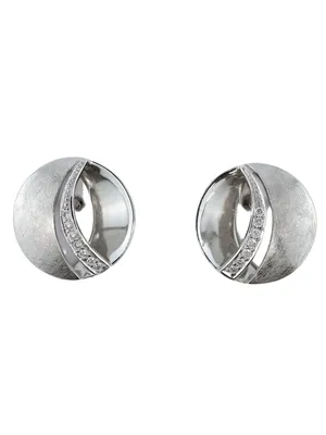 Produktbild von MIAMAR 1088198 Damen Ohrstecker 14 Karat (585) Weißgold weiß