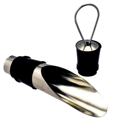 Produktbild von Weinausgießer KG01 aus Edelstahl mit Verschluss von Kobert Goods