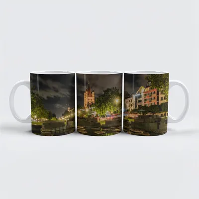 Produktbild von raxxa Premium-Tasse "Köln Rheingarten"
