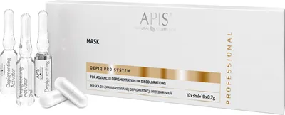 Obrázok produktu pre Apis Maska do zaawansowanej depigmentacji przebarwień, 10x3ml + 10x0.7g
