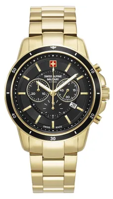 Zdjęcie produktu dla Swiss Alpine Military męski zegarek chronograf analogowo-kwarcowy 7089.9117SAM stal nierdzewna