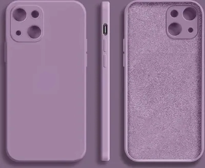 Produktbild von Bunt Case Hülle mit Kameraschutz Back Cover Bumper Silikon Schutzhülle kompatibel mit iPhone 14 Pro Lila