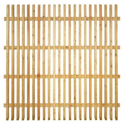 Produktbild von Ligna Gard Lattenzaun Lugano abgeschrägt 180x180 cm Holzzaun Lärche mit abgeschrägten Latten