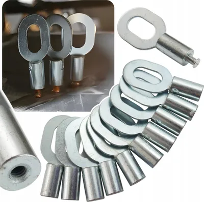 Immagine prodotto di Set di 10 boccole filettate M4 per rivetti in alluminio
