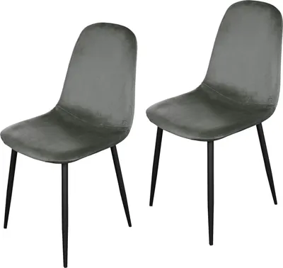 Produktbild von Stuhl Savannah Velvet 2er-Set