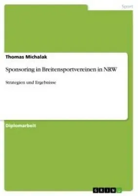 Produktbild von Sponsoring in Breitensportvereinen in NRW