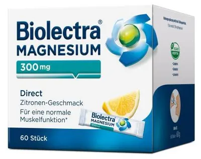 Immagine prodotto di Biolectra Magnesio 300 mg Direct Lemon Sticks 60 Sticks