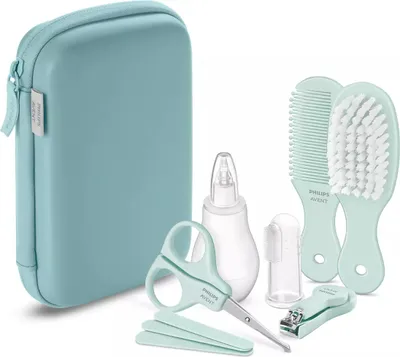 Produktbild von Philips Avent 10-tlg. Pflege-Set SCH401/00 - Mint OneSize