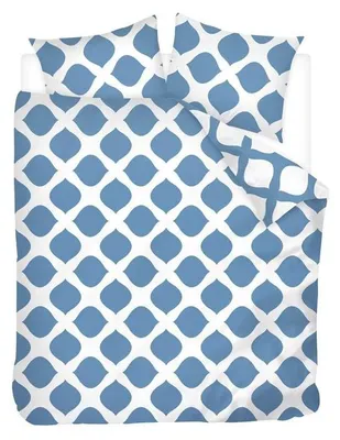 Productafbeelding van Dekbedovertrek Lits-jumeaux - 270x220cm - Blauw
