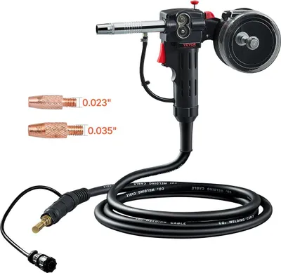 Image de Pistolet à bobine 100 A avec câble de 3 m pour fils de soudage de 0,023", 0,030" et 0,035"