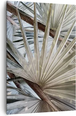 Produktbild von Bild auf Leinwand - Leinwandbild - Einteilig - Blatt Palme Natur - 70x100cm - Wand Bild - Wanddeko - Wandbilder - Leinwanddruck - Wanddekoration - Leinwand bilder - Wandbild - PA70x100-5056