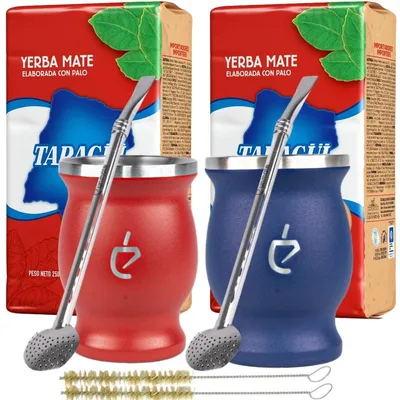 Immagine prodotto di Yerba mate, set per due persone. Un set per preparare la yerba mate
