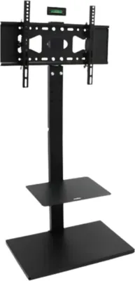 Obrázok produktu pre Podstavec na TV, mobilný - Univerzálny - Pre TV s uhlopriečkou 32"-65" - Stojan - Výškovo nastaviteľný - Čierny