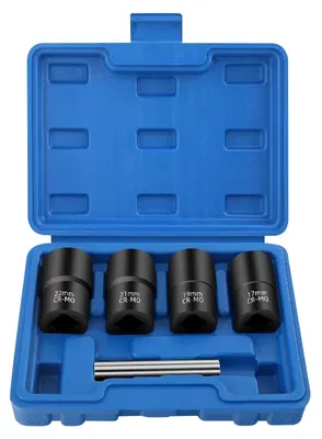 Imagen del producto de Juego de 5 herramientas para la extracción de tornillos y tuercas dañadas